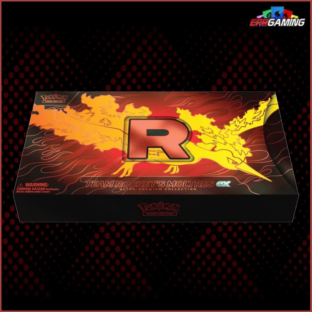 Pokemon TCG: Team Rockets Moltres ex Ultra Premium Collection