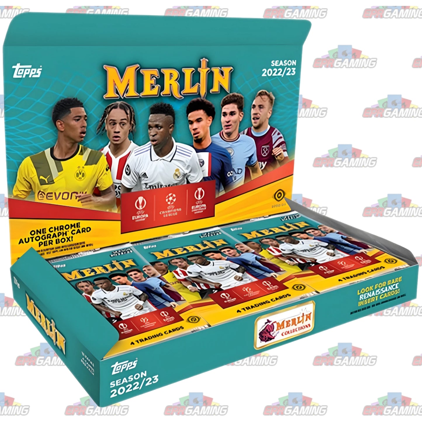 2022-23 Topps Merlin UEFA Club Competitions Chrome Soccer Cards