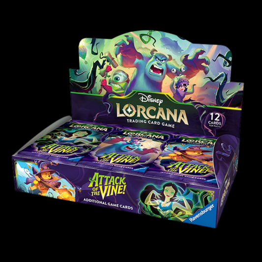 Disney Lorcana TCG: Attack Of The Vine Booster Box (24 Packs) 