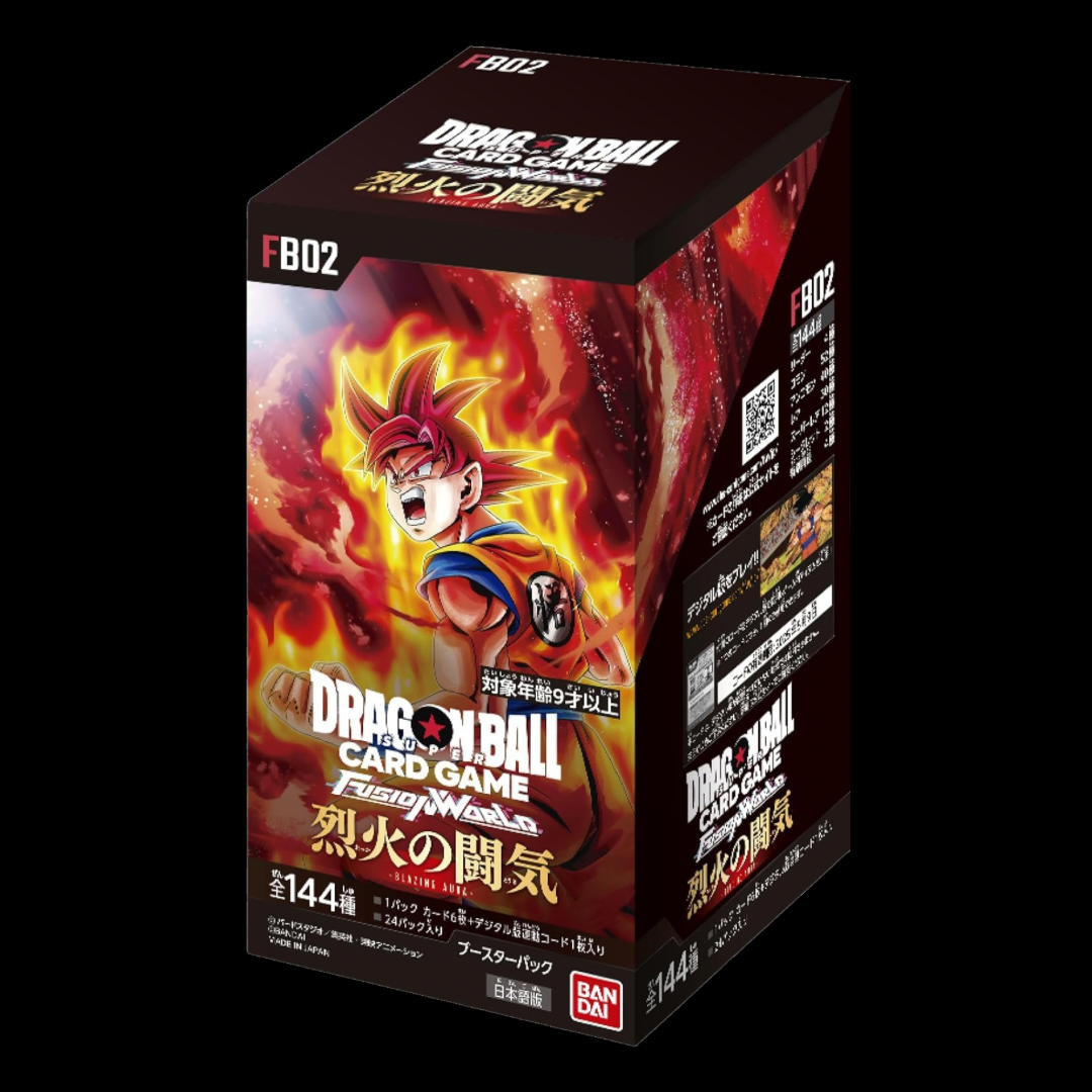 Dragon Ball Super CG: Fusion World - FB02 Blazing Aura - Booster Box (24 Packs)(Japanese)