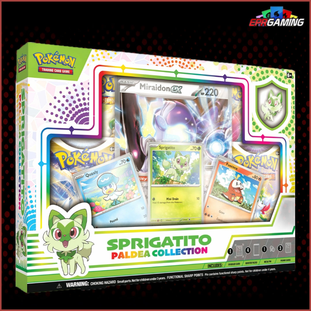 Pokemon: Scarlet & Violet - Paldea Collection Box - Sprigatito