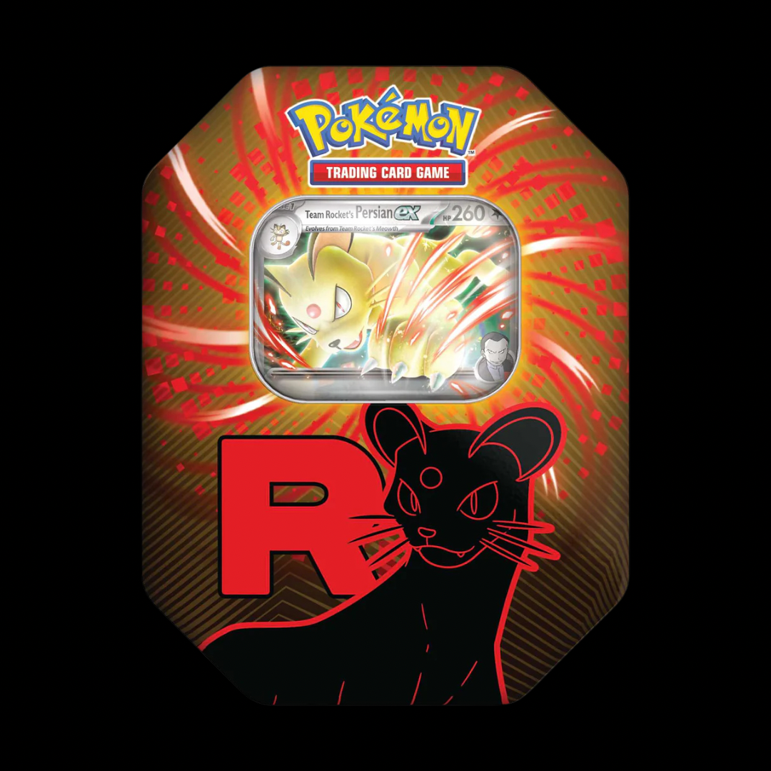 Pokemon TCG: Rocket Tin (Persian)(4 Packs)