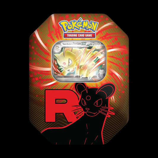 pokémon trading card game: team rocket tin - persian Pokemon – EPRGAMING choose the strategic mind of Team Rockets Mewtwo ex Pokemon Scarlet & Violet Destined