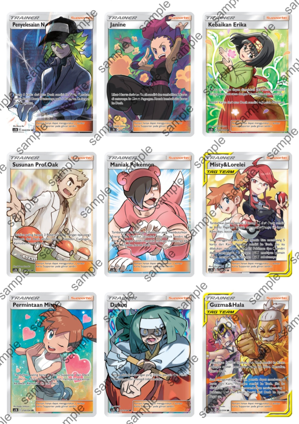 Pokemon - Tag Team Collection Set B Booster Box [Indonesian]