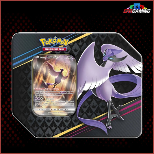 Pokemon Crown Zenith Galarain Articuno Tin [5 Packs] 