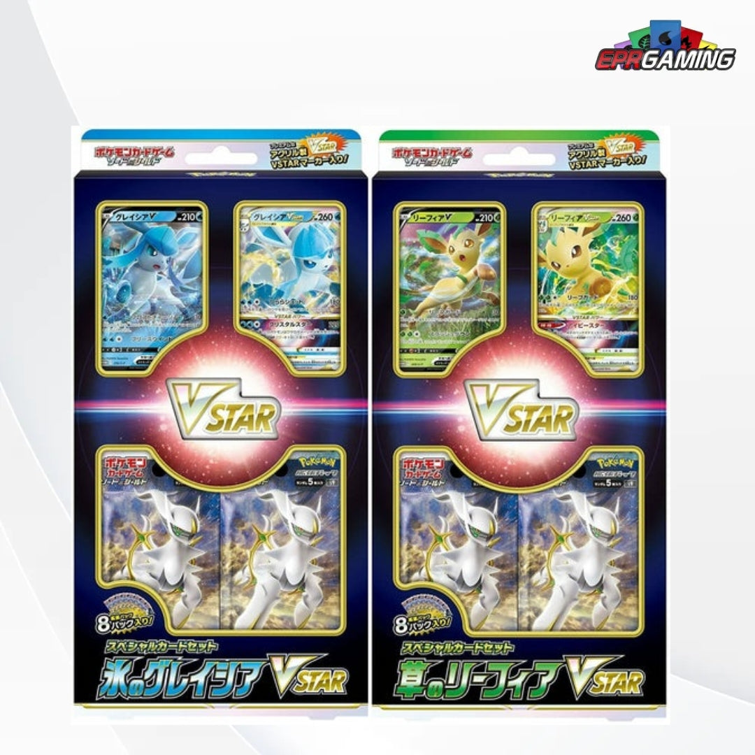 Pokemon - Leafeon / Glaceon Vstar Box Pair [Japanese]