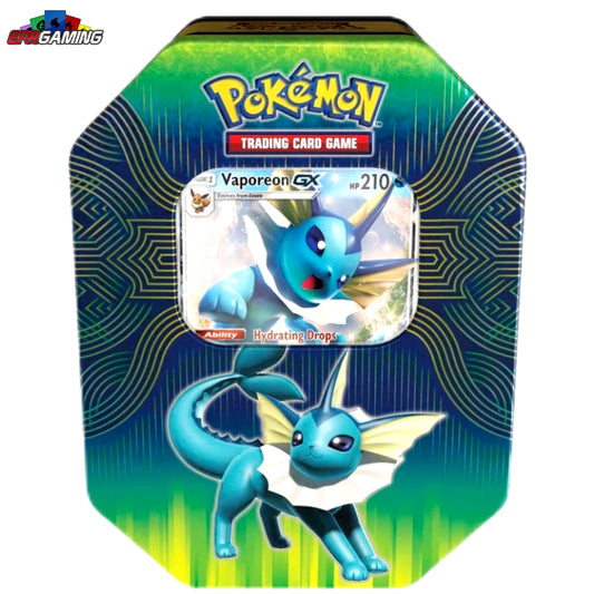 Pokemon Elemental Power Tin - Vaporeon GX (Reprint)