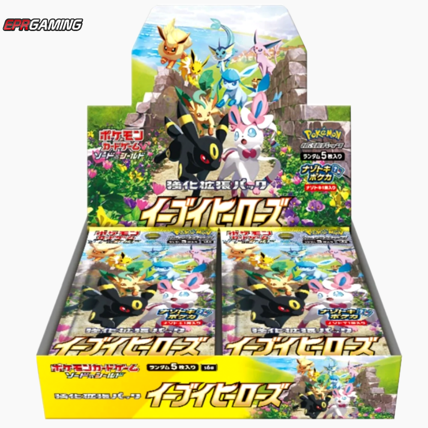 Pokemon -  Eevee Heroes S6A Booster Box [Japanese] [SEALED CASE, 12 BOXES]